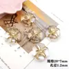 Acrílico Transparente Chapado en Oro Múltiples Estilos Colección DIY Pulsera de Abalorios Hecha a Mano Materiales Ropa Zapatos Accesorios Cuentas Sueltas