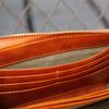 26 Modelos Nuevos de Carteras Largas Transfronterizas, Carteras con Cremallera Pintadas a Mano Estilo Japonés, Carteras Horizontales de Piel de Vaca de Primera Capa Curtida Vegetal