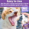 KineshinexKineShineX Spray de Limpieza Dental para Mascotas Elimina el Mal Aliento, Elimina el Sarro, Refresca el Aliento para Mascotas