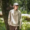 Camiseta de Manga Longa Protetora do Sol, Absorvente de Suor e Secagem Rápida, Estilo Montanha, para Homens, Roupa Fina de Treino para Primavera e Verão com Gola Alta e Zíper Meio