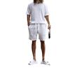 Estación Independiente Verano Europeo y Americano Transfronterizo Camiseta de Hielo Fresca Suelta de Manga Corta para Hombre Pantalones Cortos Traje Deportivo Casual para Hombre