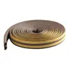 Tira adhesiva autoadhesiva de espuma tipo D 9*6 de fuerte adhesión para sellado de huecos en marcos de puertas de madera, tira anti-colisión, tira de aislamiento acústico, tira de sellado de espuma para puertas y ventanas a prueba de viento
