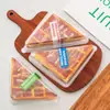 Caja de Empaque Sencilla para Sándwich Caja para Sándwich de Mil Capas Desechable Transparente Antivaho Caja de Empaque Engrosada