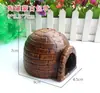 Atacado Tanque de Peixes Paisagismo Jarro de Cerâmica Decorativo Abrigo para Peixes Camarões Escorpiões Casa de Abrigo Jarro em Formato de Peixe Vermelho Jarro de Cerâmica Paisagismo de Aquário Casa de Criação