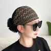 Popular sombrero fino de verano para mujer, casual, tipo gorra, moderno, combina con todo, con costuras, con flores en la parte trasera, se puede usar en las cuatro estaciones.
