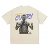 Damas Stephen Curry Curry Manga Corta Estrella Americana de la NBA