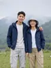 Nueva chaqueta casual unisex, versátil para hombres y mujeres, adecuada para parejas, chaqueta transpirable para exteriores, resistente al agua, con capucha desmontable y personalizable con impresión de logo