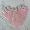 Luvas de Inverno Xirui com Dedos Livres para Tela de Toque Femininas Japonesas e Coreanas Cor Sólida Pelo de Coelho Tricô Quente Luvas Adultas Atacado