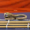 Llavero Colgante de Serpiente de Latón para Coche Colgante para Bolso de Hombre y Mujer Hebilla de Cinturón Zodiacal Pitón Dorado Retro Marea Nacional