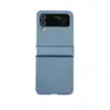 Adecuado para Samsung Galaxy Z Flip7/6/5/4/3 Funda para Teléfono Móvil Pantalla Plegable Piel-Sintiente Bisagra Gradiente Todo Incluido