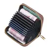 Billetera Corta de Moda 2025 para Mujer con Cremallera para Monedas Mini Bolso de Mano Estampado Bolso de Monedas de Moda Portatarjetas Casual