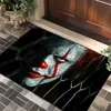 Tapetes de Chão para Halloween Transfronteiriços Amazon Temu para Entrada de Casa Resistentes ao Desgaste Clown Visual 3D Tapetes de Porta Agora Disponíveis para Atacado