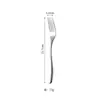 Juego de Cubiertos de Acero Inoxidable 304 Pulido Estilo Alemán, Cuchillo para Bistec Engrosado, Tenedor de Postre, Cuchara de Café, Juego de Cuchillo y Tenedor