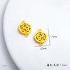 Acessórios de Ouro Francês Antigo Caractere Guofeng Ouro de Areia DIY Pingente Galvanizado Colar Pulseira Joias Acessórios de Ouro de Areia Não Desbotam
