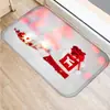Alfombra de Piso Navideña para el Hogar Dibujo Animado de Reno Alfombra de Cocina