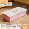 Caja de almacenamiento inferior de cama para el hogar, ropa, edredón, a prueba de polvo, plana, de plástico, caja de almacenamiento, ropa de dormitorio, caja de almacenamiento inferior de cama