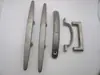 Alça de Porta de Aço Inoxidável por Fundição de Cera Alça de Gaveta de Armário Aço Inoxidável 303 Acabamento Fino Conjunto de Cinco Peças para Casa