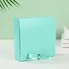 Caja para Pastel de Repostería Lista para Usar, Caja de Empaque Creativa con Lazo de Recuerdo, Caja de Regalo de Caramelo de Color Sólido Personalizada con Tapa abatible