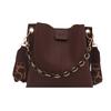 Bolso de Moda Simple para Mujer 2025 Verano Trendy Coreano Nuevo Versátil Bolso Bandolera Moda Bolso de Cubo de Hombro Único