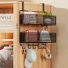 Estante de Almacenamiento para Armario, Cesta de Almacenamiento para Bolsos, Estante Lateral para Gabinete, Organizador de Ropa Interior y Ropa, Cesta Colgante para Armario