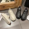 Sandalias de Agujeros Huecos para Mujer para Exterior 2024 Verano Nueva Moda Versátil Plataforma Suela Gruesa Aumentada Antideslizante Zapatos de Mujer