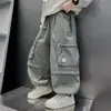 Roupas infantis para meninos, nova coleção outono 2026, calça reta solta, calça cargo estilo jogger infantil grande para primavera e outono, atacado