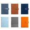 Cuaderno A5 con impresión de logotipo, adecuado para uso empresarial, como regalo, con tapa blanda engrosada, diseño elegante y cierre de hebilla; viene en una caja de regalo