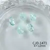 K9 Huevo de Paloma Explosión de Cristal Flor de Hielo Diamante Decoraciones para Uñas Azul Claro Verde Fruta Morado Punta Inferior Diamante Decoraciones para Uñas