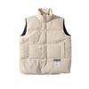 Chaleco acolchado de algodón de invierno estilo Hong Kong para hombre, chaleco acolchado de algodón engrosado, sentido del diseño, marca de moda de invierno, chaleco sin mangas versátil
