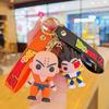 Llavero Anime de Dragon Ball de Dibujos Animados Exquisito y Lindo Colgante para Mochila Escolar Muñeco Son Wukong Llavero para Coche para Niños