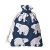 Bolsa de algodón estampada, embalaje de algodón, bolsa de regalo con cordón, bolsa de algodón y lino estampada, bolsa de tela pequeña repelente de mosquitos, venta al por mayor