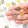Accesorios de joyería DIY Colgante de aleación LOVE Pulsera multicolor Llavero Colgante decorativo A127