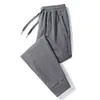 Pantalones casuales de pierna recta con doble cremallera, cálidos para otoño e invierno, de importación, joggers deportivos con forro polar, corte holgado, talla grande, pantalones largos engrosados