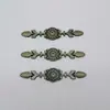 Directo de fábrica tira decorativa para puerta de gabinete de encaje retro antiguo serie pjl011 aleación de zinc bronce