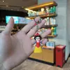 Nuevo Llavero Creativo Serie Princesa, Colgante Lindo para Bolso de Niña, Decoración de Mochila Escolar, Accesorios de Muñeca de Goma Suave