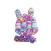 Set de Diademas Infantiles Transfronterizo, Bandas Elásticas Pequeñas de Alta Elasticidad para Niñas, No Dañan el Cabello, Diademas en Caja, Anillos de Toalla para el Cabello de Niñas Pequeñas