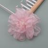 Nueva Venta Caliente Flor para la Cabeza DIY Hecho a Mano Estilo Coreano Doble Capa Chifón Estéreo Rosa Flor Flor de Tela Ramillete Flor para Zapato Joyería