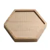 Vaso de Flor Suculenta Bandeja de Bambu Micro Paisagem Tapete de Bambu Bandeja Inferior Criativa para Vasos Porta-Copos de Bambu Venda por Atacado Transfronteiriça Bandeja de Bambu