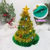[Personalización de Pedido Pequeño] Nuevo Sombrero de Navidad Tiras de Cebolleta Pose Rauwolfia Verde Mágica Lana Sombrero de Navidad