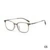 Óculos de Madeira Modernos, Armações de Óculos Quadradas Simples e Versáteis para Mulheres Feitas à Mão, Confortáveis e Discretas para Rostos Grandes, Adequado para Lentes de Grau