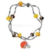Ventas Directas de Fábrica Pulseras Personalizadas Hechas a Mano 32 Equipos de Fútbol de la NFL Pulseras de Cristal para Mujer Pulseras de Temperamento de Moda