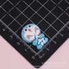 Acessórios de cola cremosa do Doraemon em desenho animado, enfeites para fivelas de sapato, materiais de resina para artesanato DIY, adesivos para capa de celular