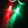 Diodo Emisor de Luz Bicolor Niebla Rojo Esmeralda 3mm F 0.15kg Pin Diodo Emisor de Luz Bidireccional Rojo y Verde