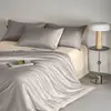 Conjunto de quatro peças de algodão de fibra longa de Xinjiang com 120 fios 100% algodão puro capa de edredom lençol de cama capa de colchão de alta qualidade têxtil para casa Nantong