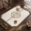 Novo Tapete de Chá Estilo Chinês Tapete de Mesa Absorvente Estilo Chinês Zen em Forma Especial de Chá Corredor Diatom Tapete de Mesa de Toalha de Mesa de Lama Tapete à Prova d'Água