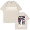 Camiseta con estampado divertido para estación independiente de Amazon TAYLOR SWIFT Hombres y mujeres europeos y americanos casual manga corta venta al por mayor