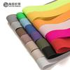 Fabricante de accesorios de banda elástica en stock, suministro de productos, banda elástica cepillada de nailon de imitación, cinta elástica suave y agradable para la piel.