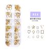 Nuevas Joyas para Manicura Joyería de Diamantes 12 Cajas Joyería de Aleación con Lentejuelas Remache Ojo de Caballo Joyería de Perla y Pedrería