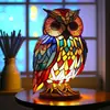 Adornos de resina de la nueva serie de perros transfronterizos, luz nocturna LED, arte, estatua de animal, decoración creativa para el hogar, escritorio