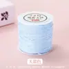 Cuerda Tejida a Mano No. Hilo de Jade 72 Hilos Segmentado Teñido Gradiente Colorido Cuerda de Cinco Colores Hilo para Pulsera DIY Nudo Chino Cuerda Venta al por Mayor